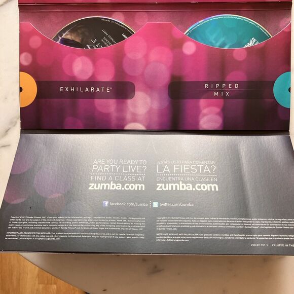 Zumba Fitness Exhilarate Body Shaping System w/ 2 Toning Sticks 5 Discs & Guide - Picture 12 of 16